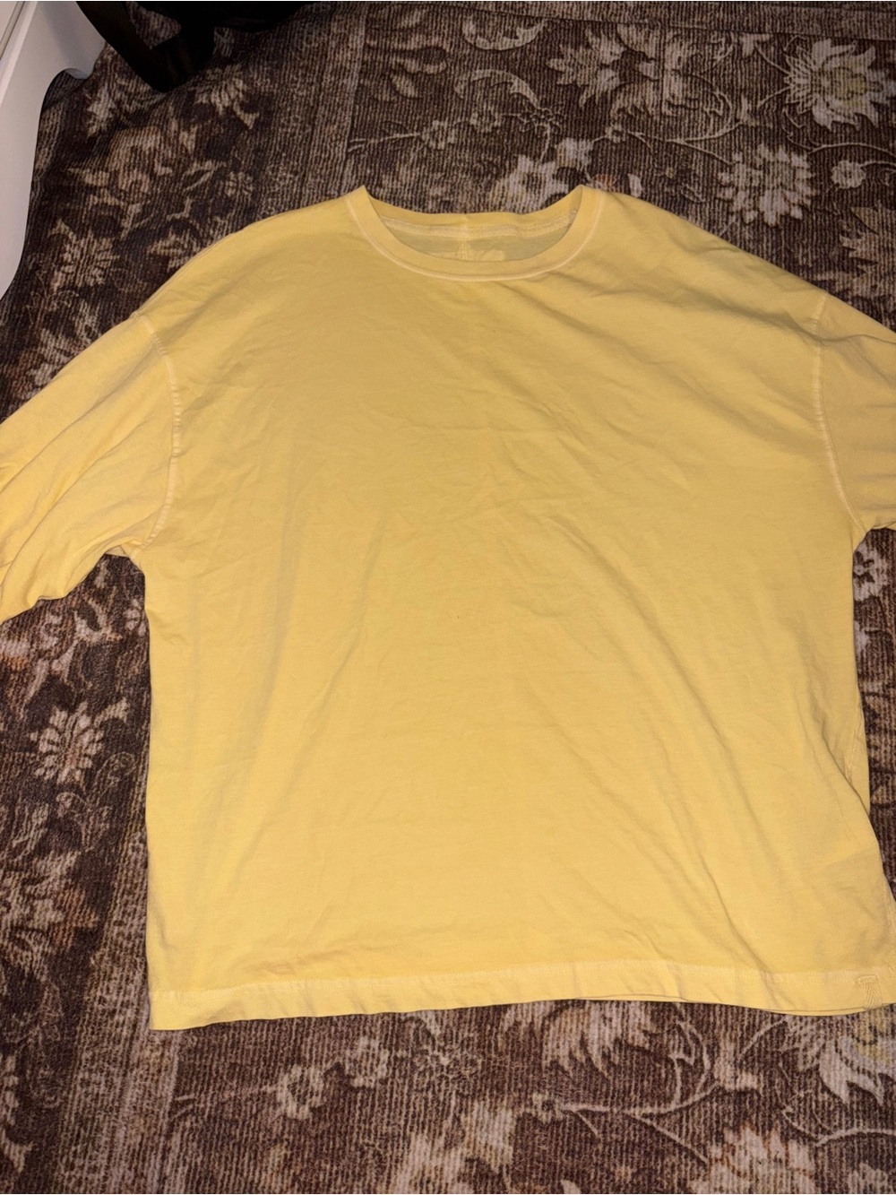 Women’s Free People Crewneck T-Shirt - Yellow